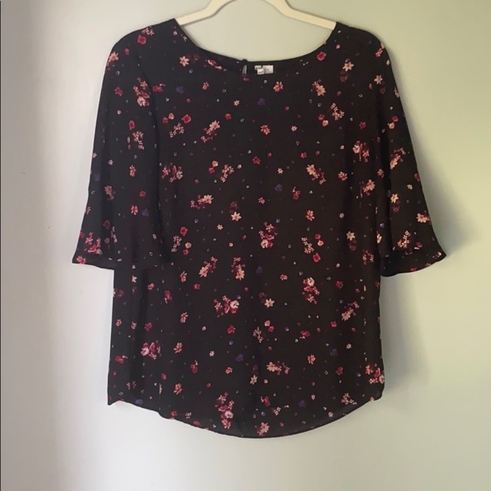 Business casual floral top